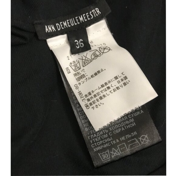 Ann Demeulemeester Waistcoat with Asymmetric Drape - Size 36 - NWOT - Picture 3 of 7
